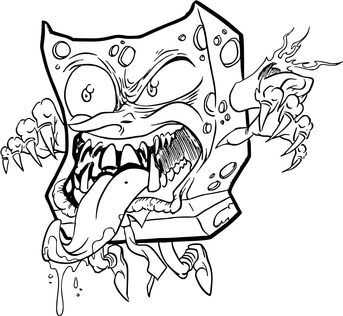 sponge bob horror